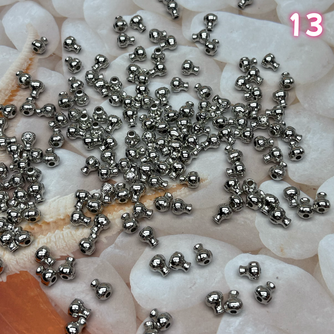 A669  重銀カラー アクリルパーツ｜軽やかなメタル風DIY素材