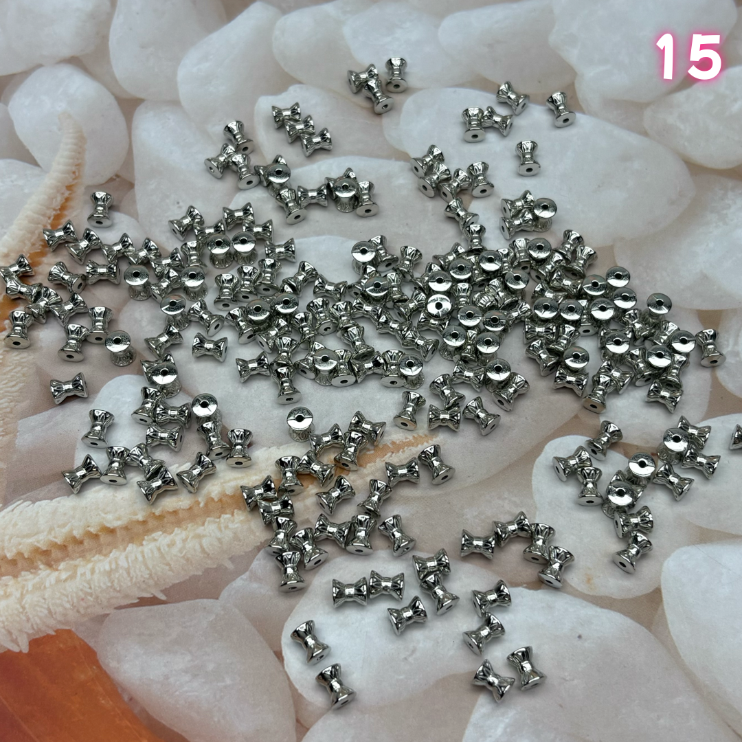 A669  重銀カラー アクリルパーツ｜軽やかなメタル風DIY素材