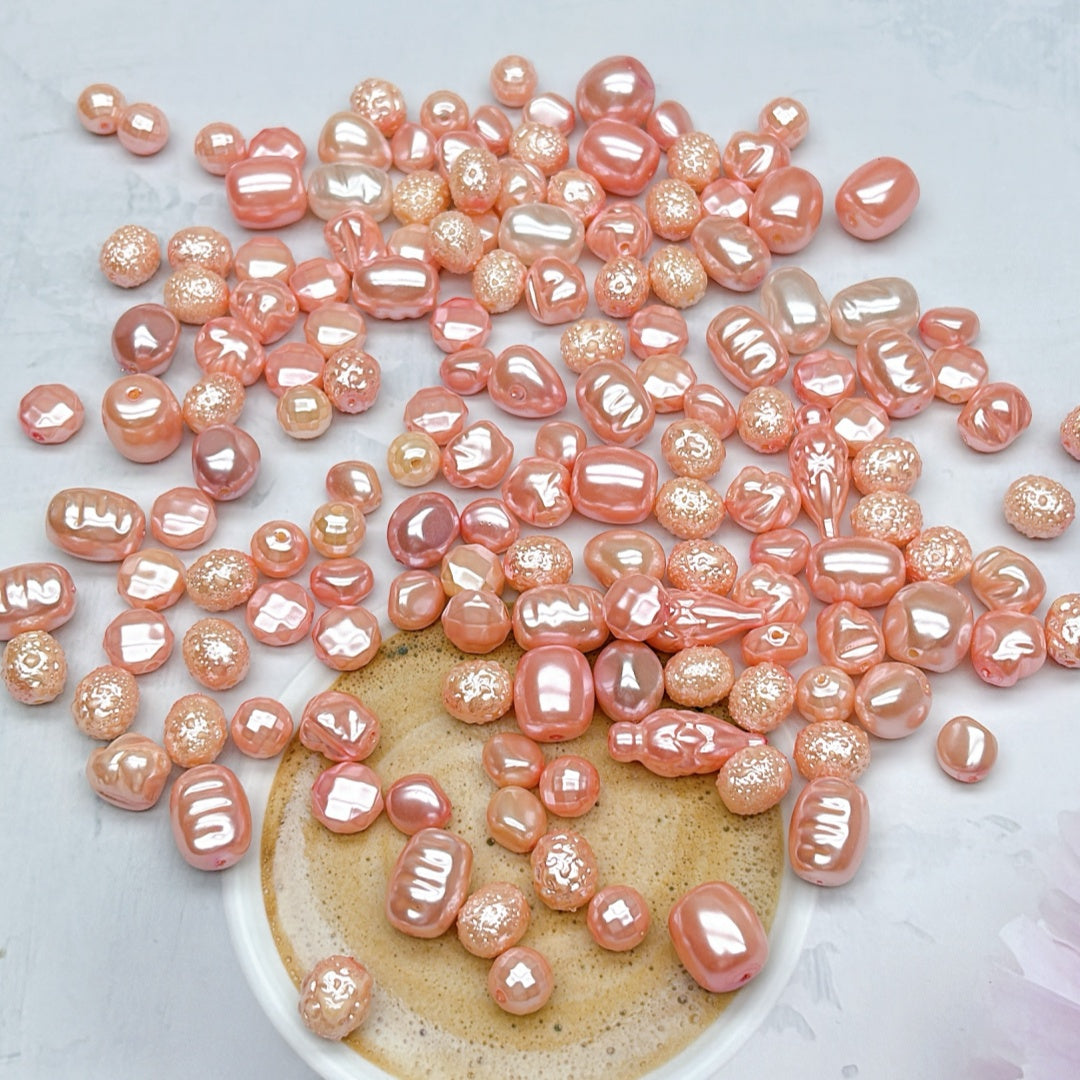 A691   アクリルパール風パーツ – 軽くて使いやすい上品素材
