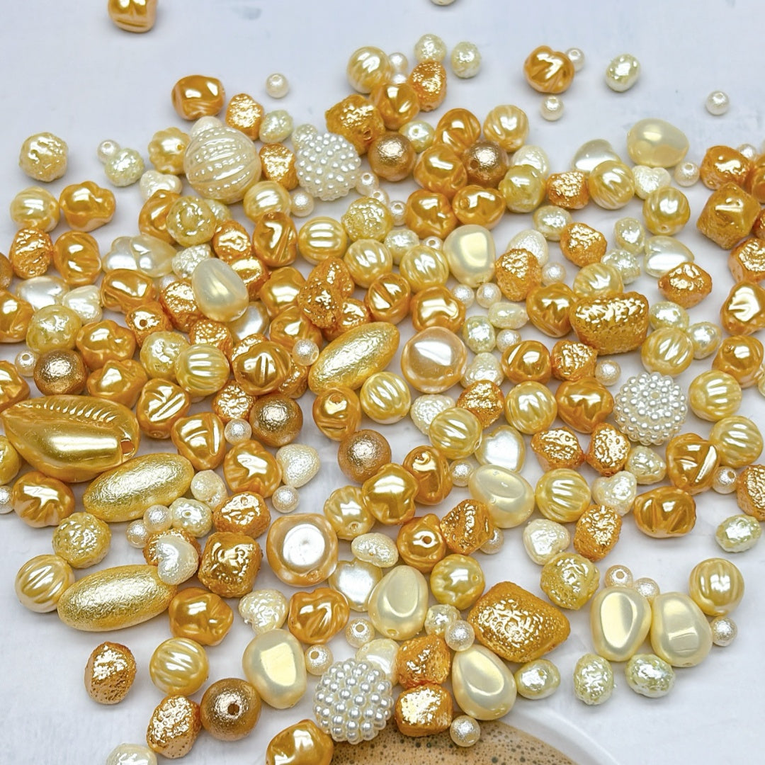 A691   アクリルパール風パーツ – 軽くて使いやすい上品素材
