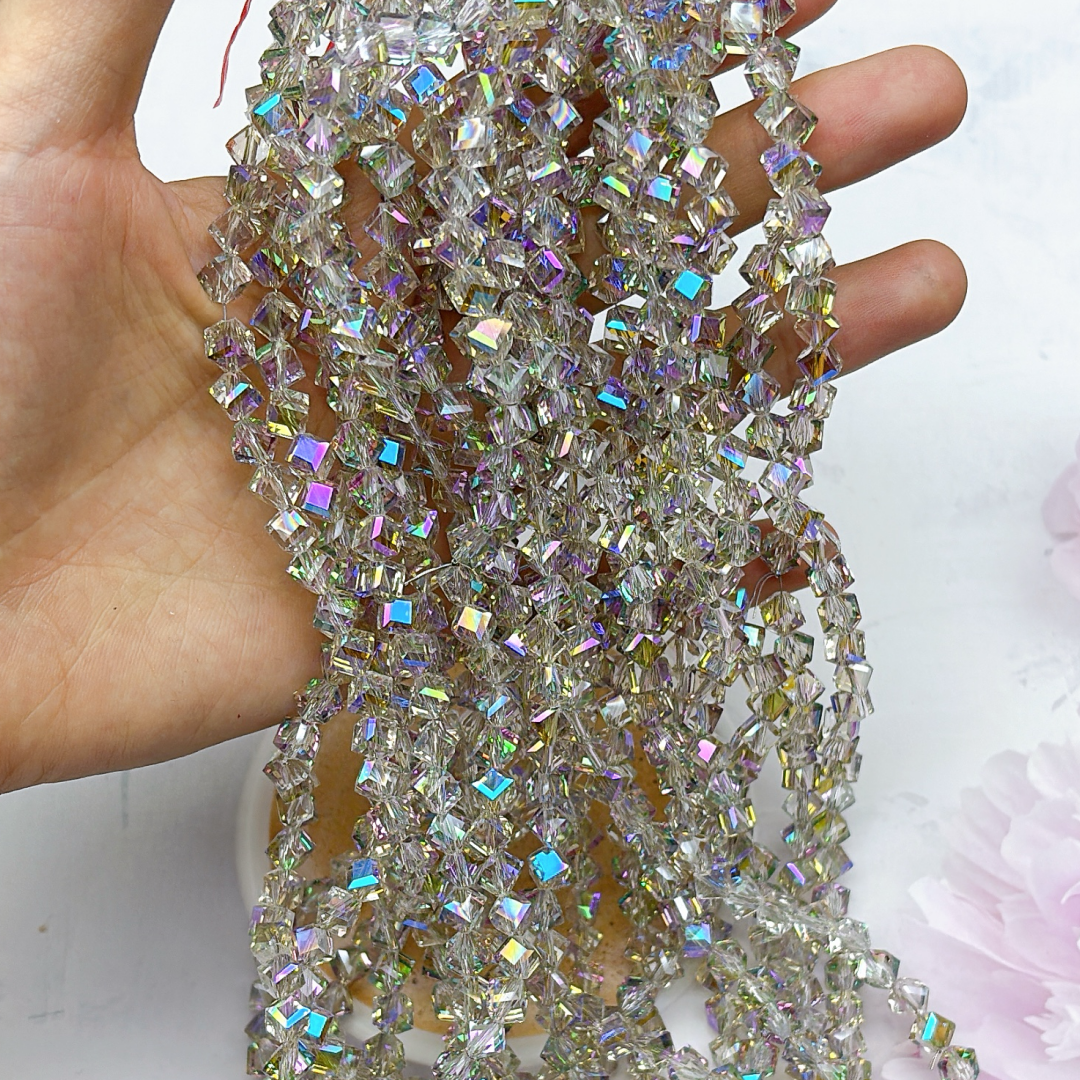 A694  角砂糖風ガラスパーツ｜方糖感玻璃配件・DIY手作素材