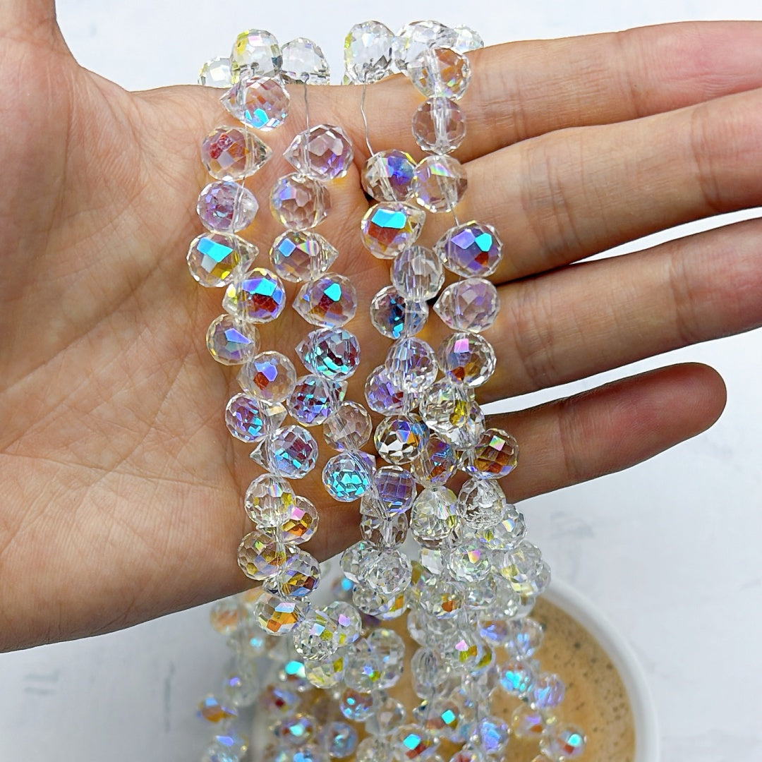 A694  角砂糖風ガラスパーツ｜方糖感玻璃配件・DIY手作素材