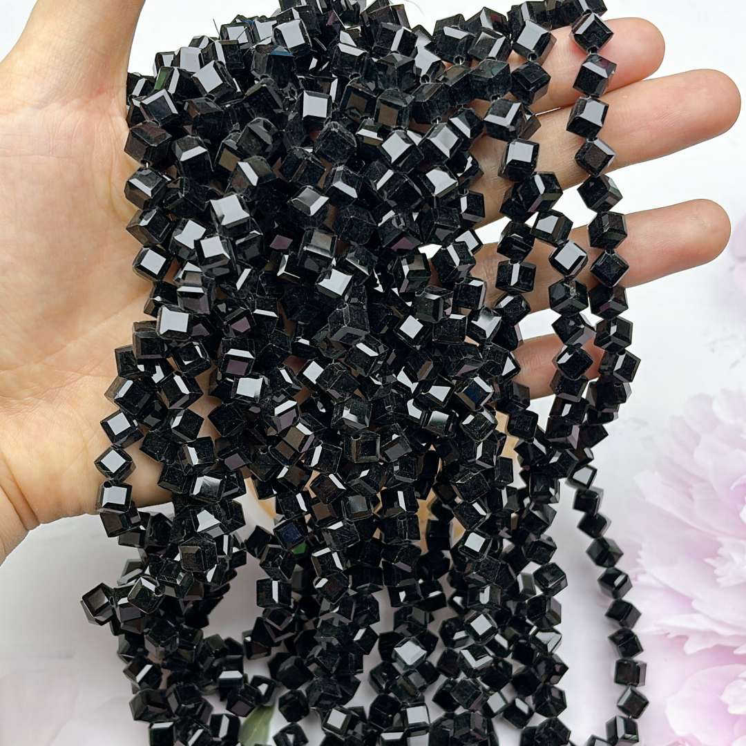 A694  角砂糖風ガラスパーツ｜方糖感玻璃配件・DIY手作素材