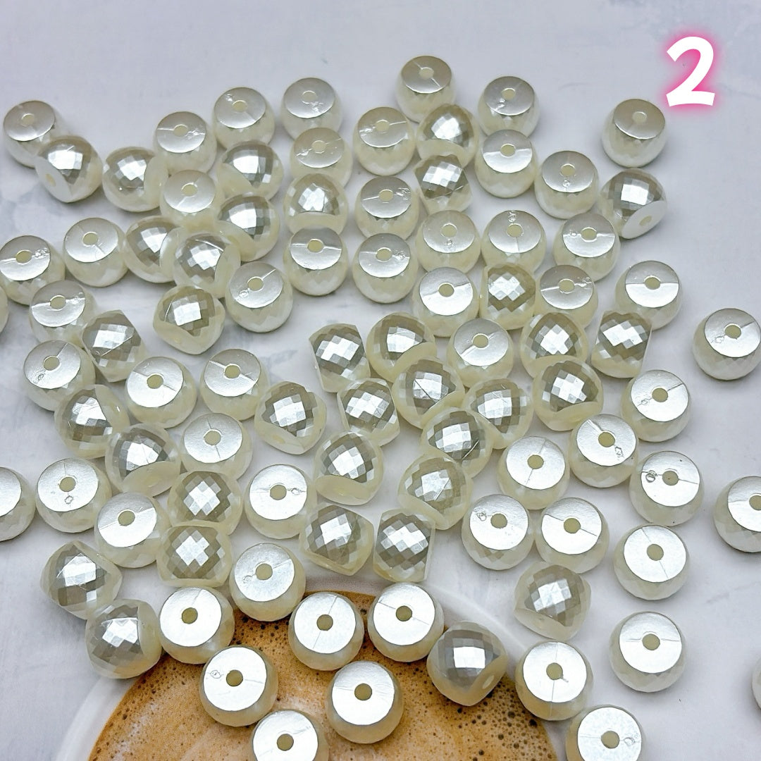 A722 模造真珠風アクリルパーツ – 軽やかで艶めく定番素材   つめつめ放題