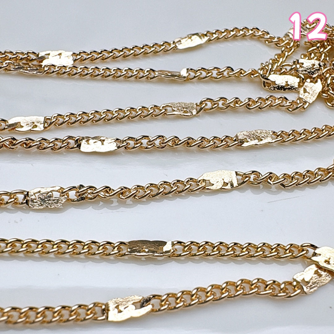 A960  多種類メタルチェーンコレクション ✦ ハンドメイドアクセサリーパーツ ✦ ネックレス・ブレスレットに最適