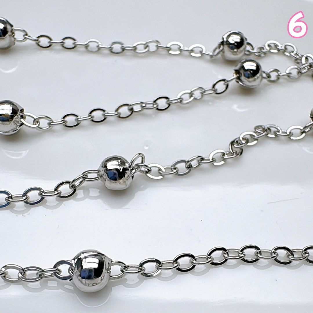 A960  多種類メタルチェーンコレクション ✦ ハンドメイドアクセサリーパーツ ✦ ネックレス・ブレスレットに最適