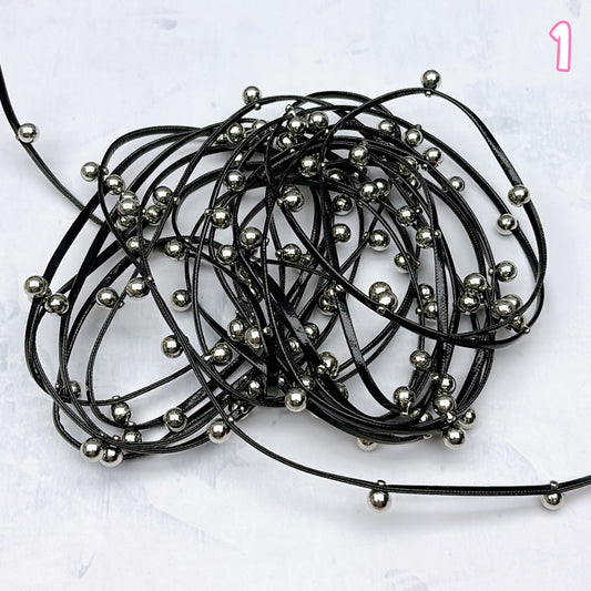 A980  PUアクセサリー専用ひも ✦ アクセサリー用ストラップ ✦ ハンドメイド必須パーツ