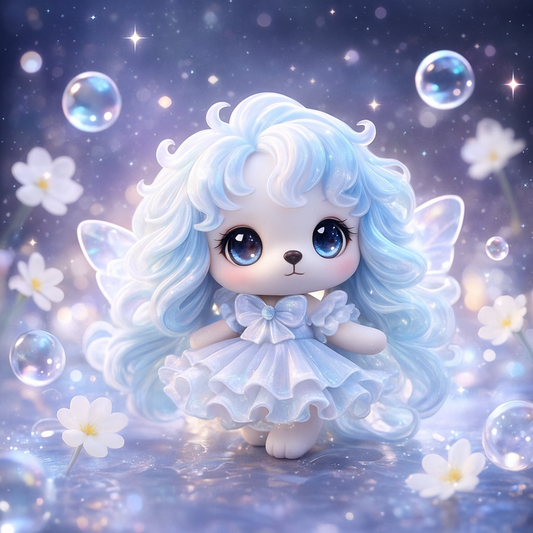 A1107  ✨透明内絵ワンコレジンビーズ｜可愛いハンドメイドパーツ   つめつめ放題