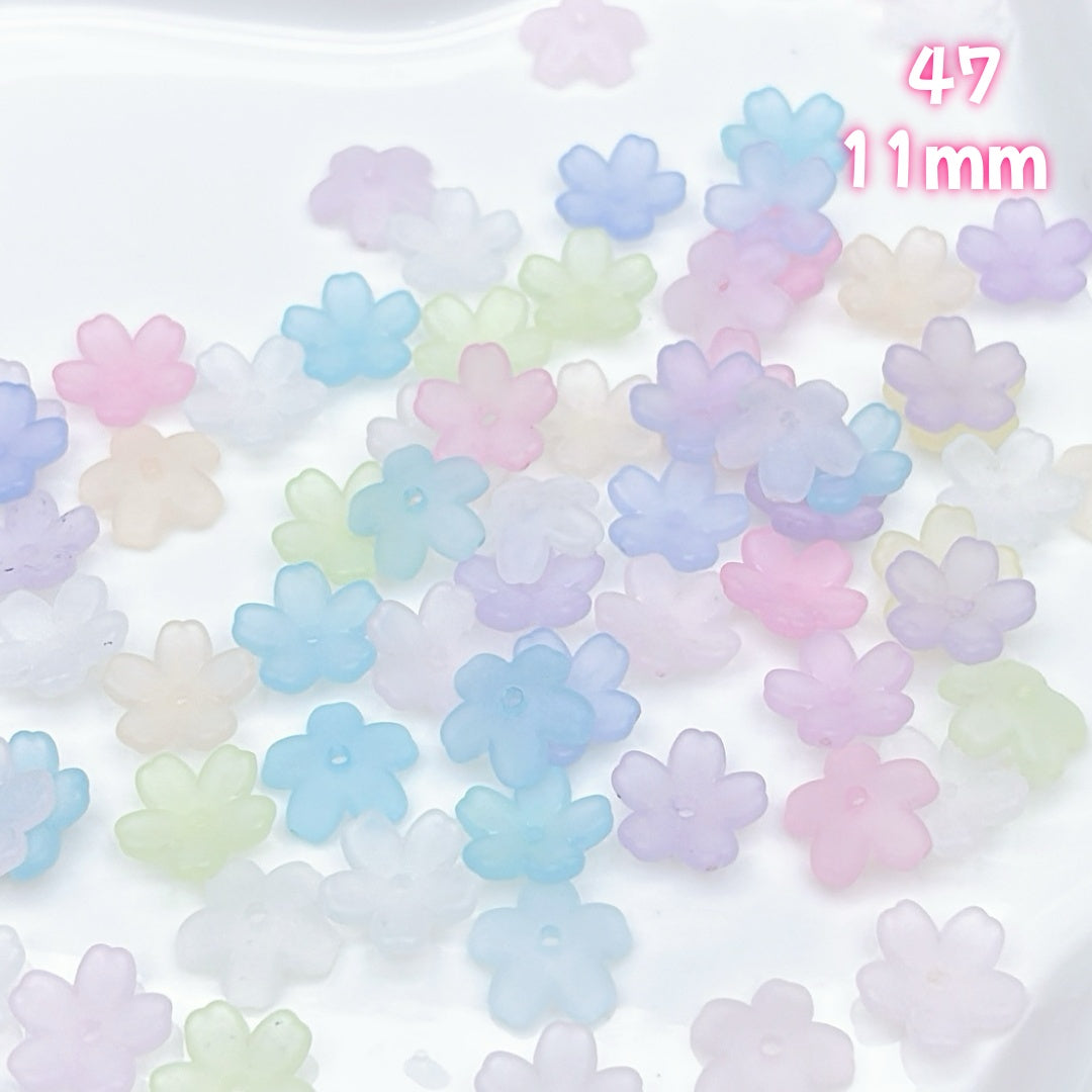 YKL1  アクリル花パーツ   アクリル基本パーツ & 定番パーツ