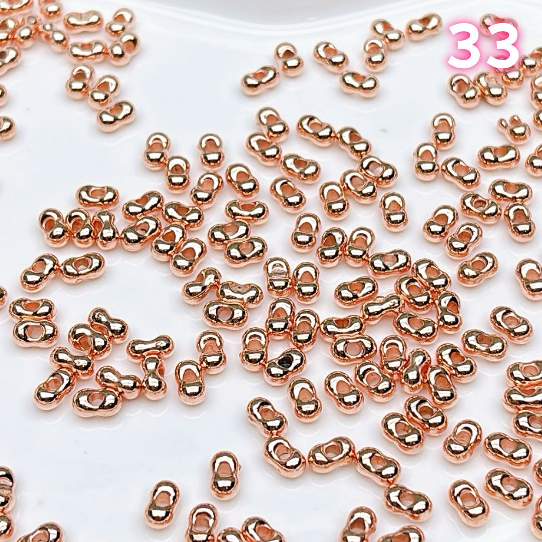 YKL2    アクリルピーナッツビーズ  アクリル基本パーツ & 定番パーツ