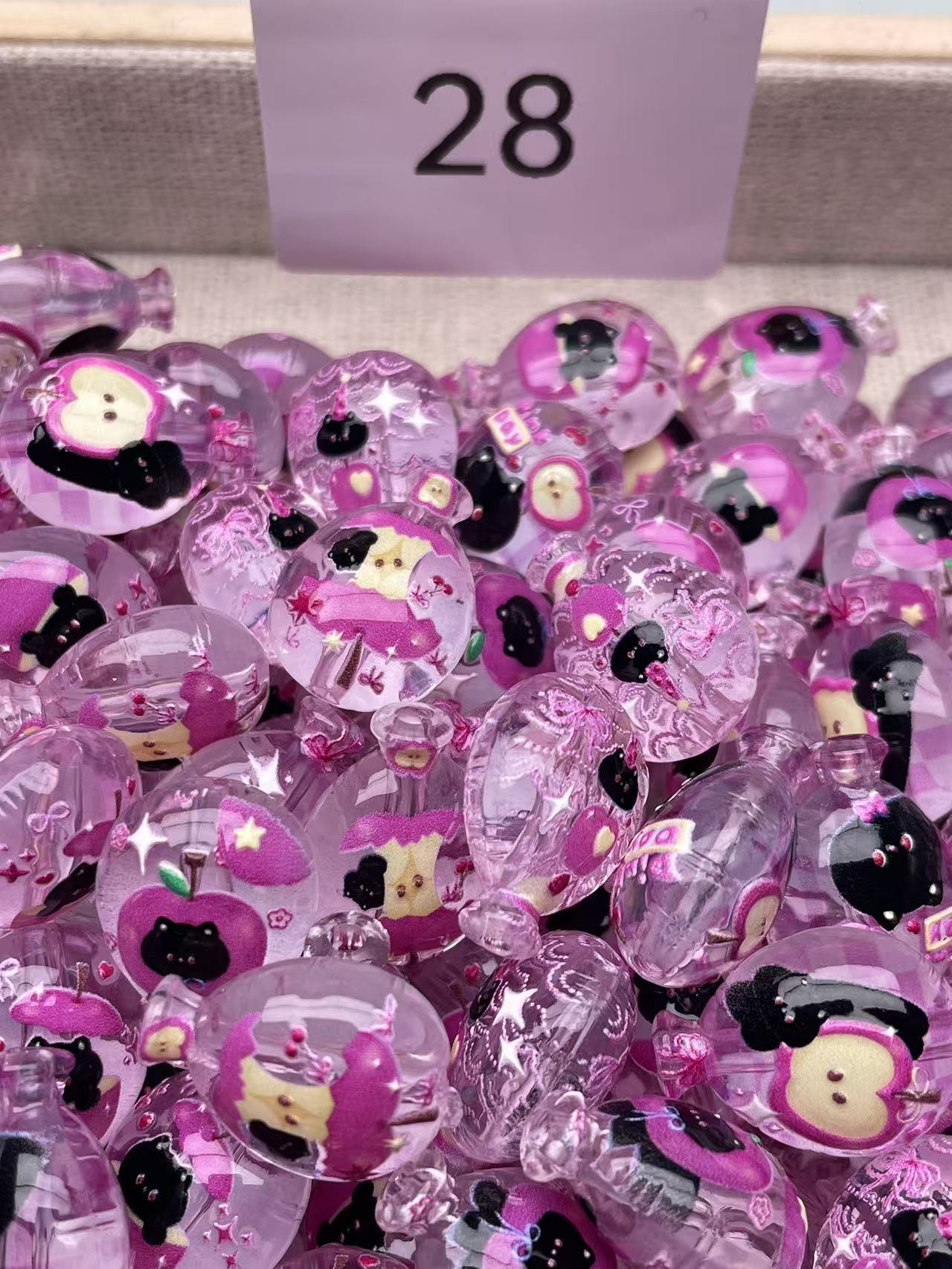 A174:高透品質 小型モールド ハンドメイドパーツ 自由選択おまけのチップ10個付き