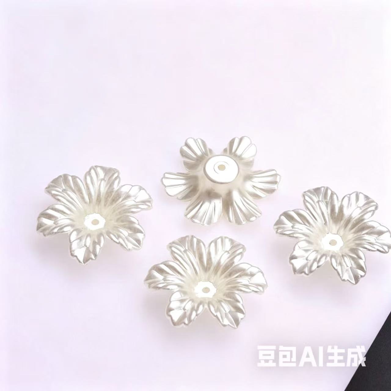 A422:🐚アクリルパールアクセサリー DIYパーツ フルセット🐚