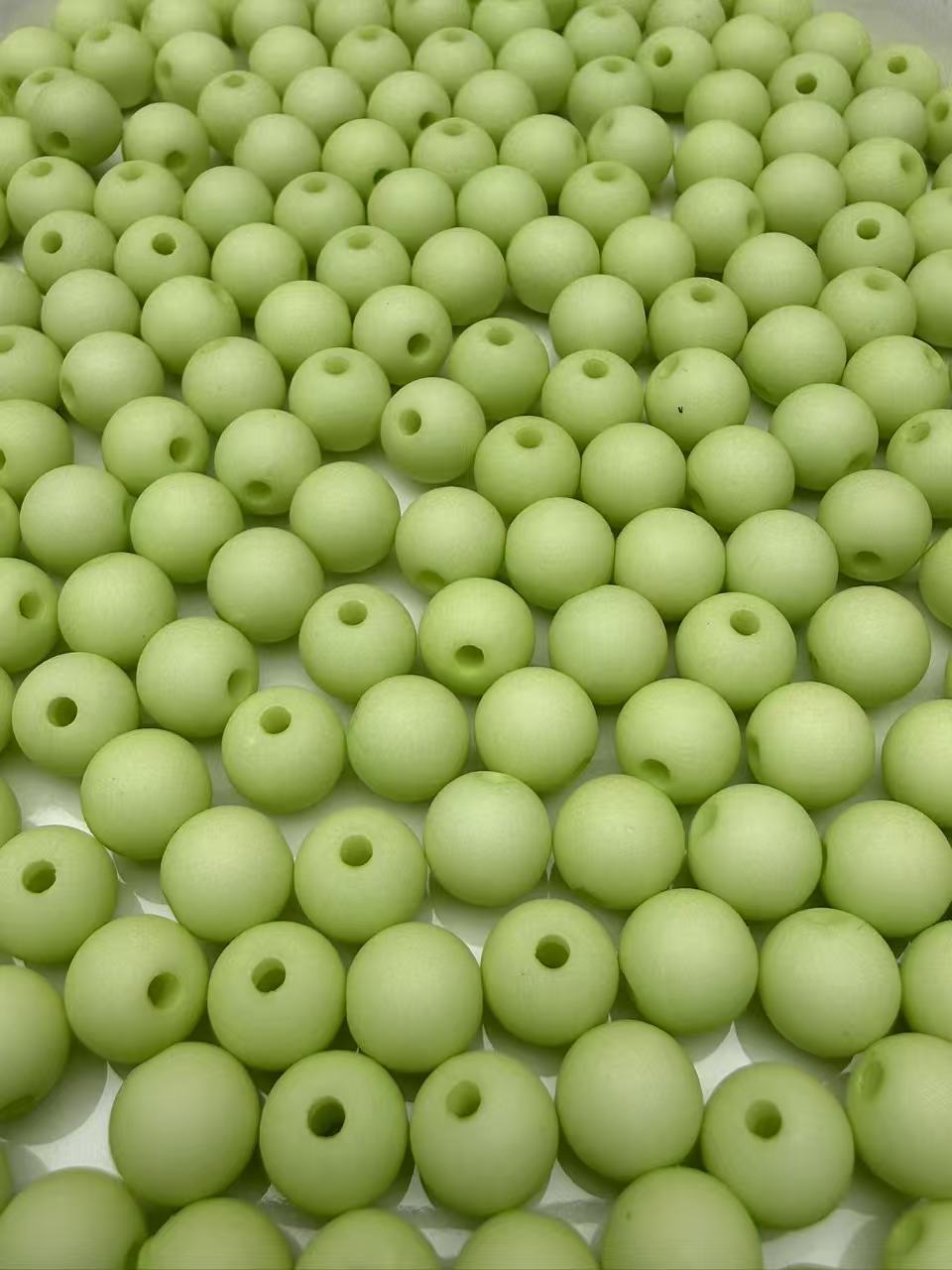 A120  DIYハンドメイド専用 アクリルラバービーズ 夜光 4mm