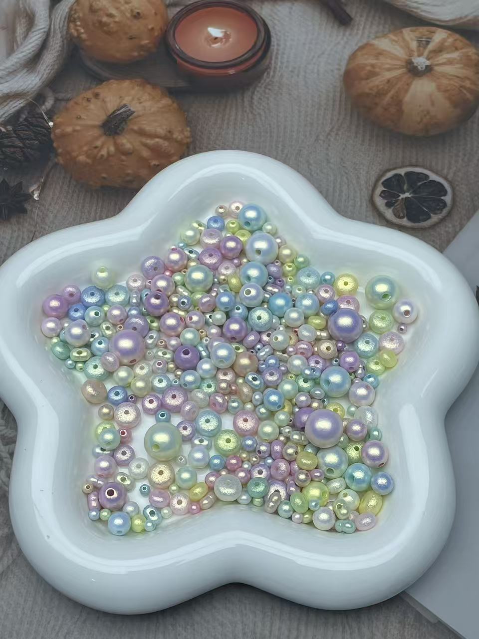 A544：アクリルパール豊富詰め合わせ