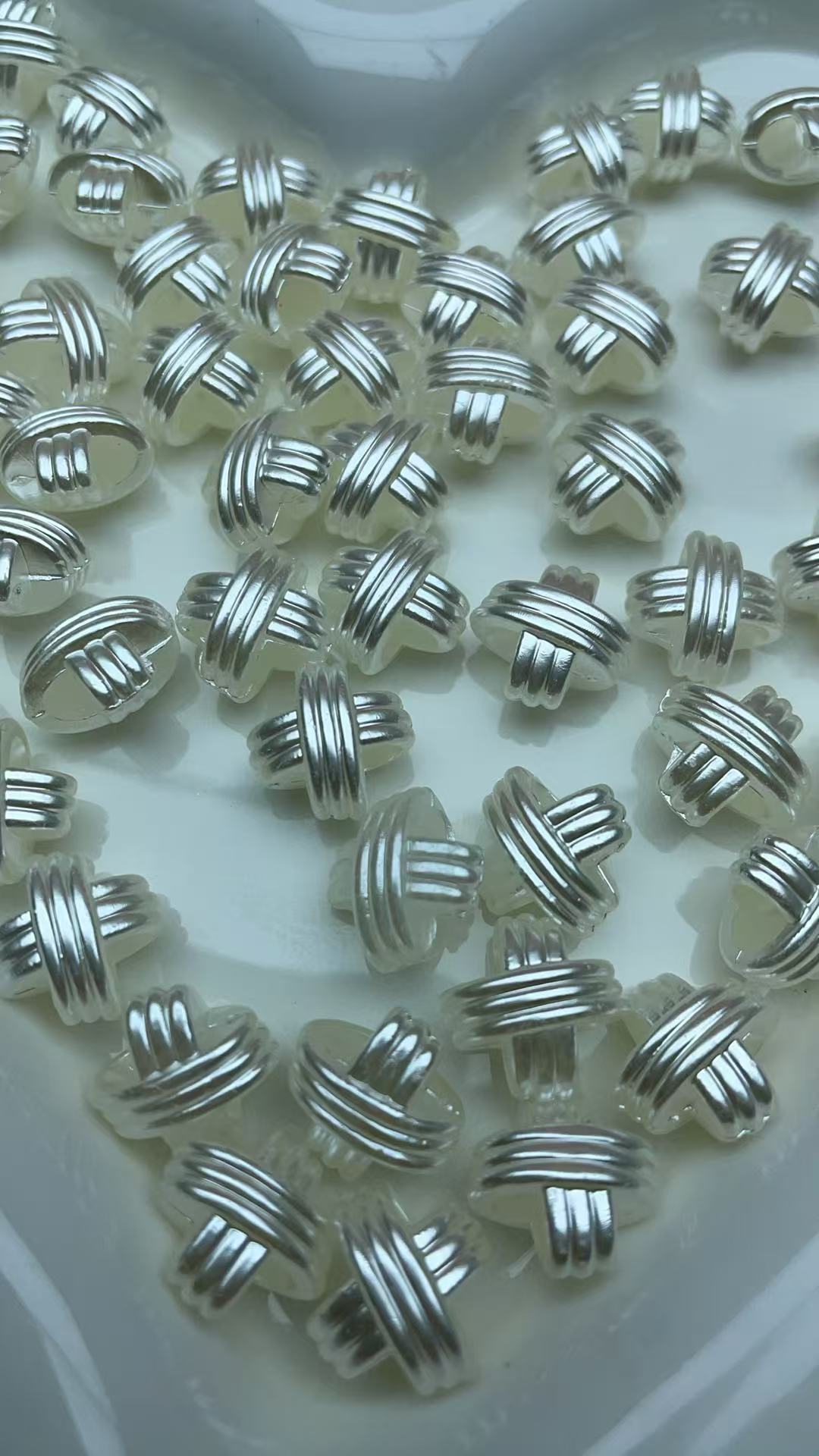 A422:🐚アクリルパールアクセサリー DIYパーツ フルセット🐚