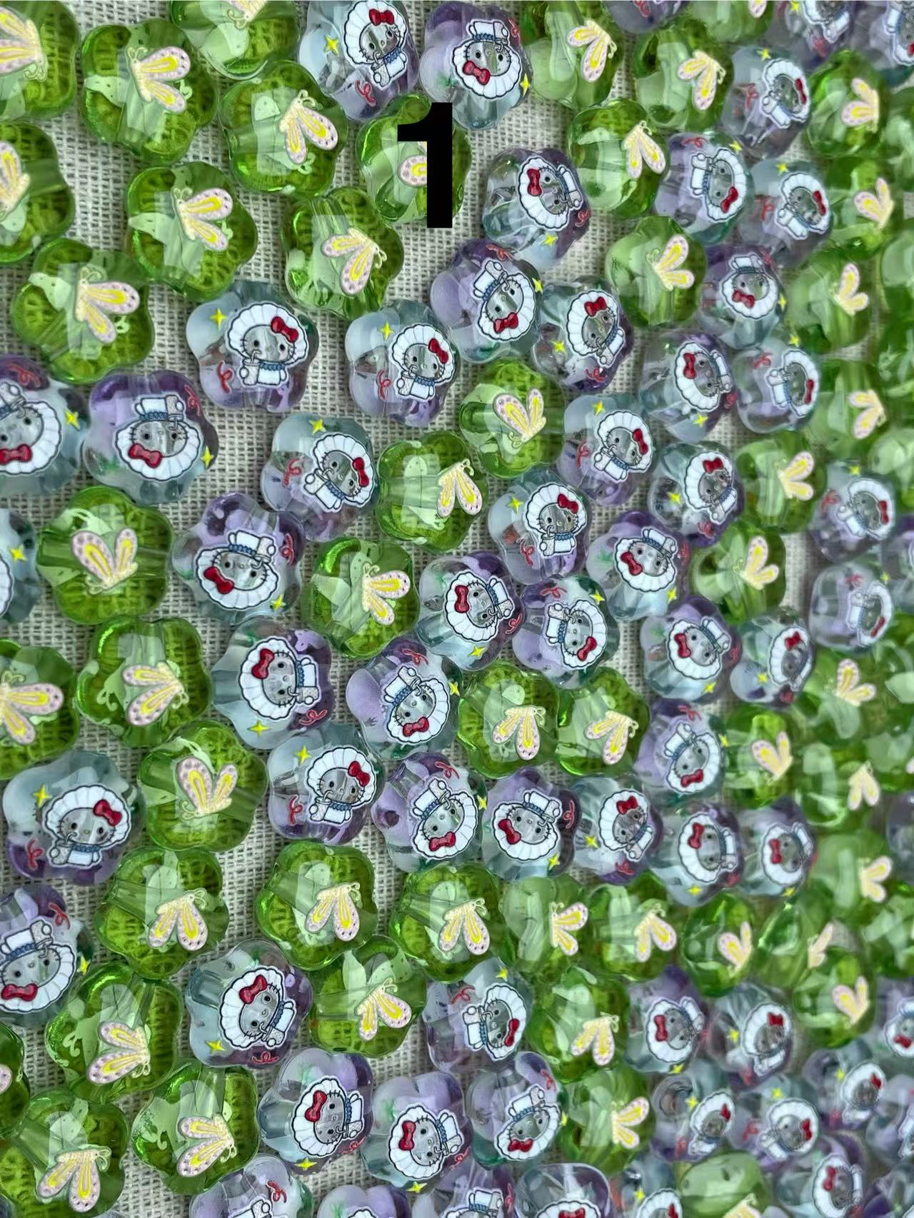 A174:高透品質 小型モールド ハンドメイドパーツ 自由選択おまけのチップ10個付き