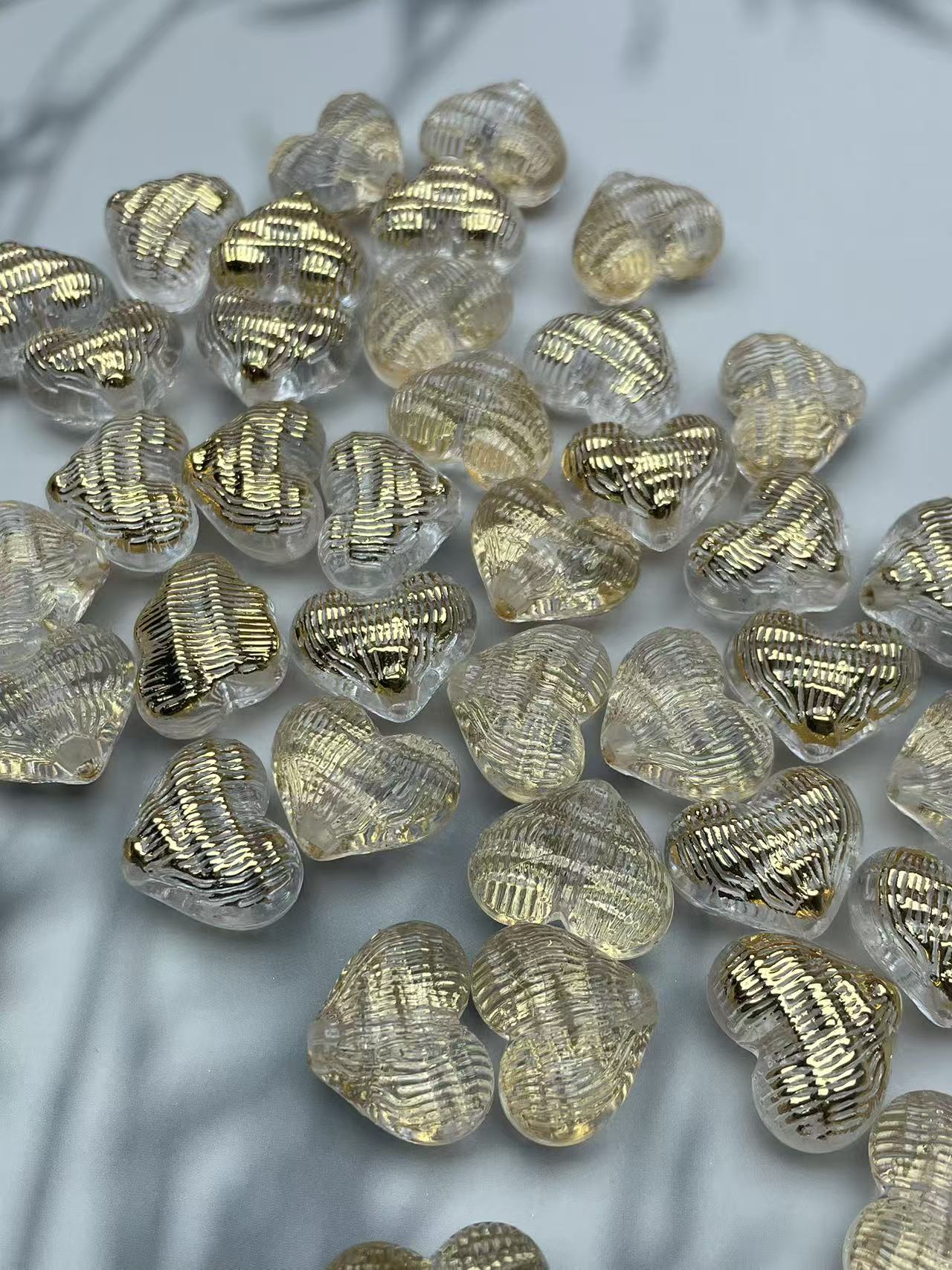 A532:DIY パーツ アクリル金縁シリーズ