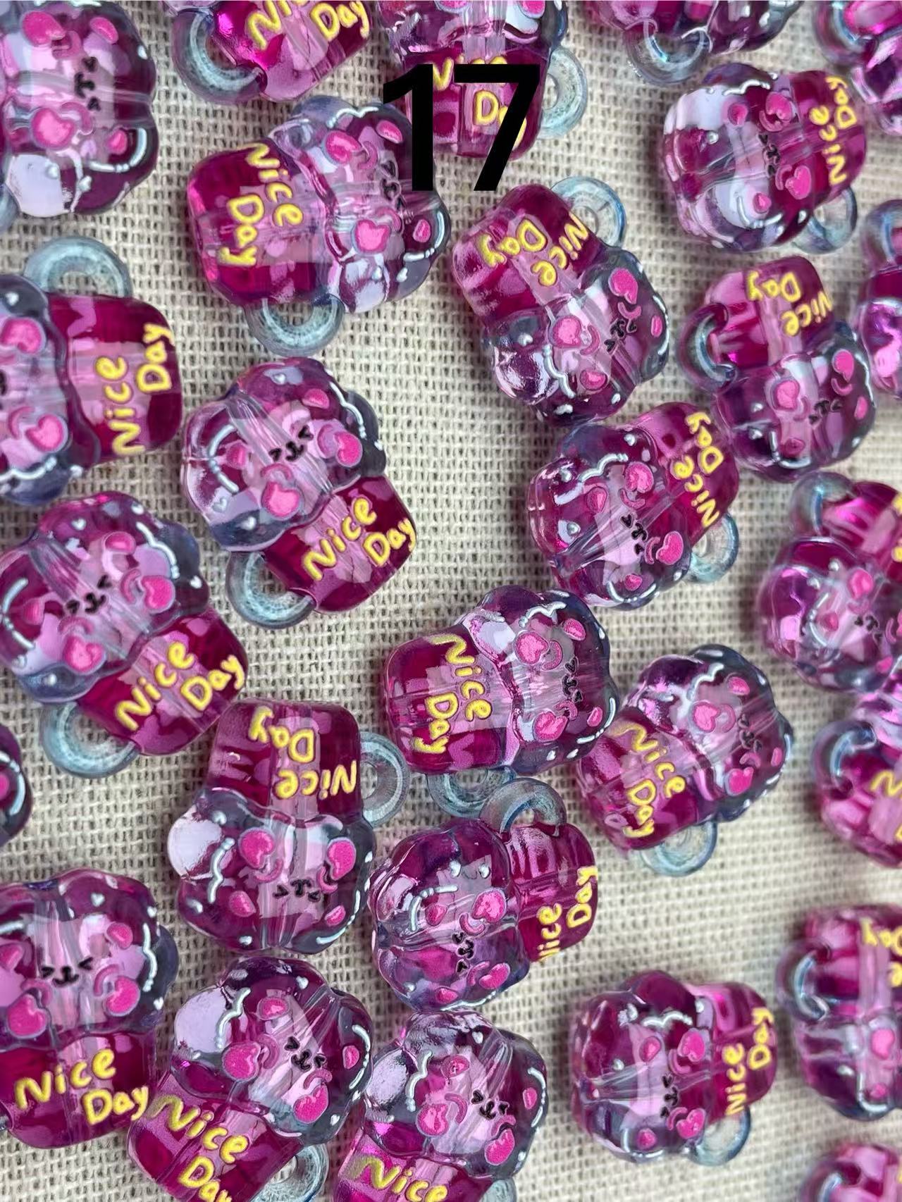 A174:高透品質 小型モールド ハンドメイドパーツ 自由選択おまけのチップ10個付き